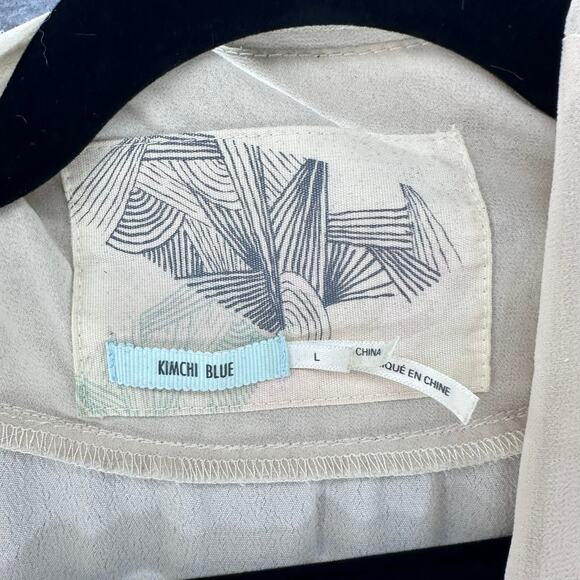 Urban Outfitters Kimchi Blue Womens sz L cardigan/ blazer lightweight 3/4 sleeve - Picture 6 of 13